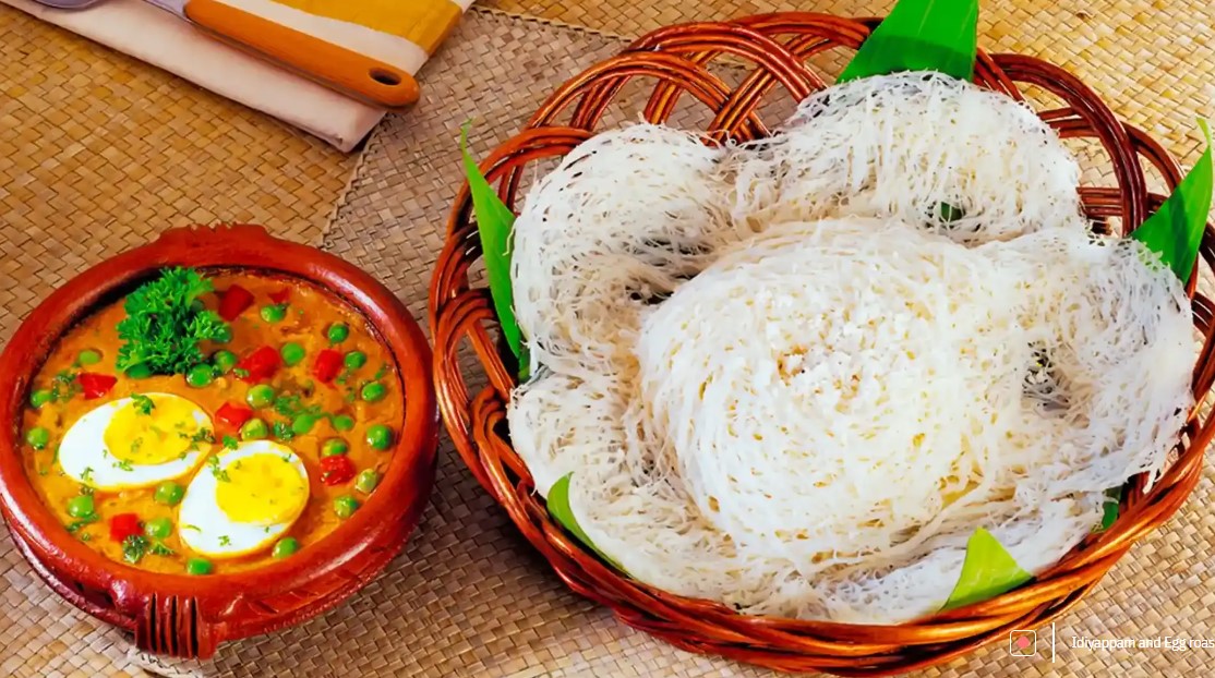 Idiyappam & Egg Curry
